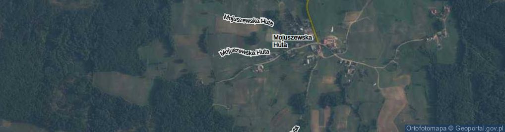 Zdjęcie satelitarne Mojuszewska Huta ul.